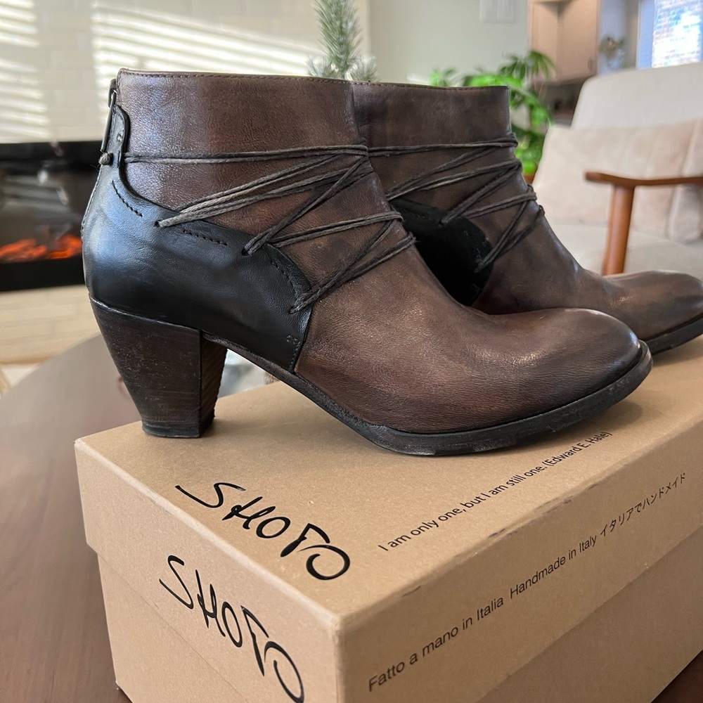 🌱SHOTO Handcrafted Leather Boot 🌱 - Picture 2 of 13